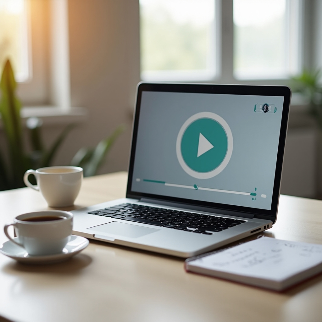 Ekran laptopa z materiałem wideo modułu kursu negocjacyjnego